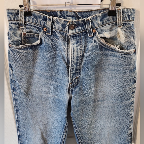 VINTAGE/ORANGE TAB/*RARE*/LEVI'S 517/MENS W33xL32/BOYFRIEND JEAN/WOMENS/1992 - Picture 5 of 10